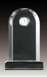 時計付き　アーチ型盾